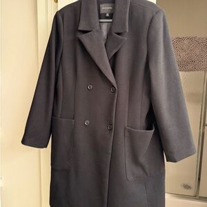 Banana Republic Black Pea Coat